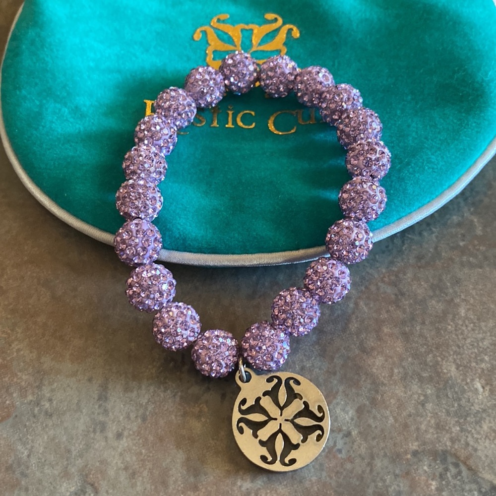 Rustic Cuff Flower Double Wrap and Lilac Emerson Set - Picture 2 of 5